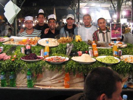 restaurant plein air a kech