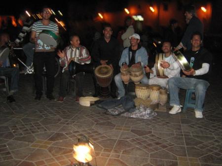 les musiciens de 7al9a  a kech